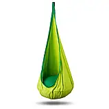 Підвісне крісло гойдалка кокон з надувною подушкою Neo-Sport салатове Польща, фото 9