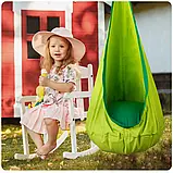 Підвісне крісло гойдалка кокон з надувною подушкою Neo-Sport салатове Польща, фото 3