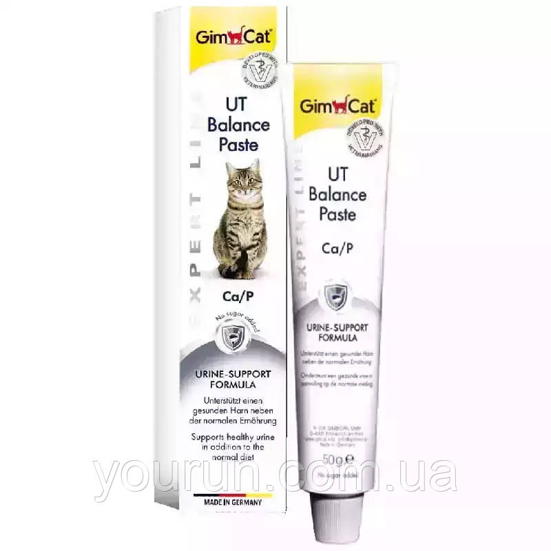 GimCat (Джимкет) Expert Line UT Balance - паста для кішок при захворюваннях сечовивідної системи 50 гр, фото 1