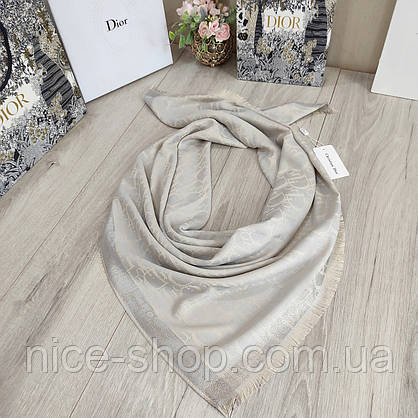 Хустка з принтом Dior тонкий кашемір, фото 4