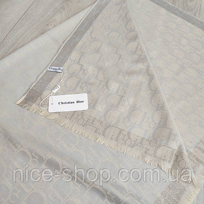 Хустка з принтом Dior тонкий кашемір, фото 3