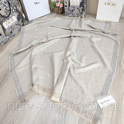 Хустка з принтом Dior тонкий кашемір, фото 2