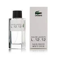 Мужская туалетная вода стойкая Lacoste Eau De Lacoste L.12.12 Blanc - 100 мл