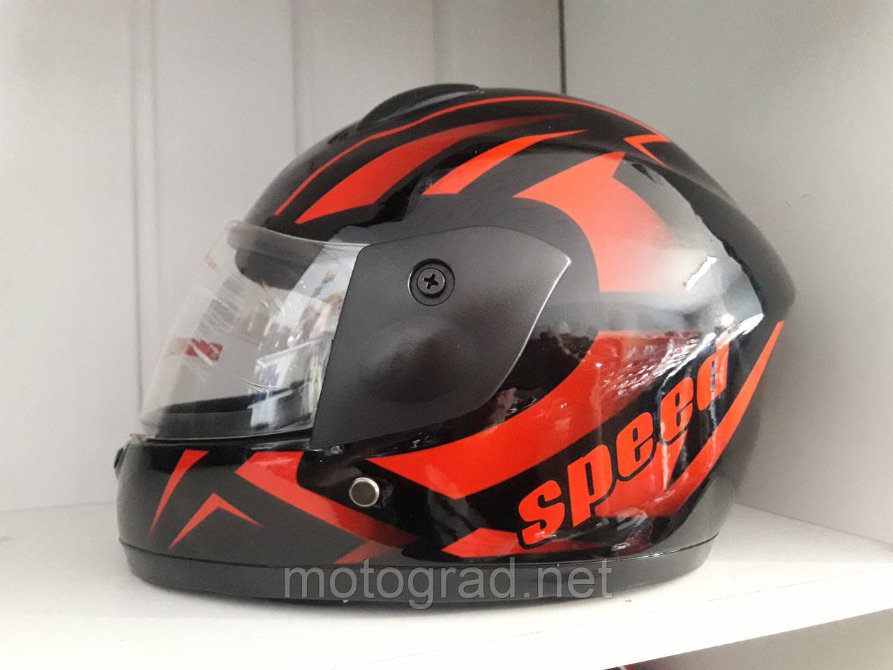 Дитячий шолом інтеграл Speed Red gloss, фото 1