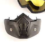 Мото - Лижна захисна маска окуляри. Маска захисна з пилепоглинанням підвищенням різкості для довгої їзди, фото 4