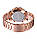 Чоловічий наручний годинник Skmei 1636 рожевий золото з білим циферблатом, фото 8