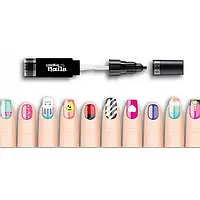 Набор лаков Malinos Creative Nails MA-303003 (белый + малиновый)