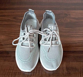 Кросівки дитячі текстильні літні Xifa kids на дівчинку сірі