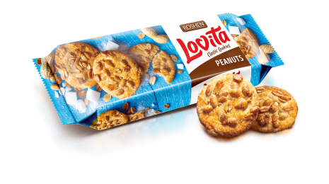 Печиво Roshen Lovita Classic арахіс 150г