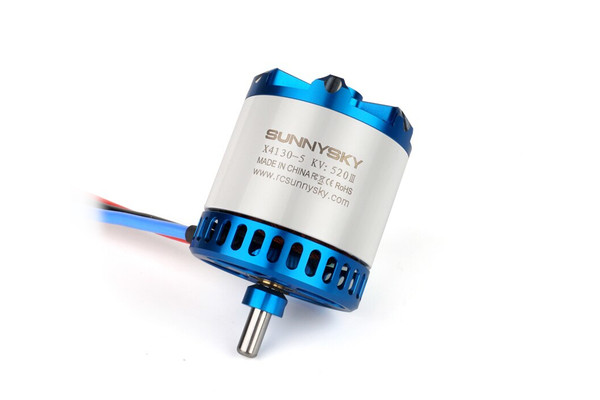 Мотор безколекторний SunnySky для літаків X4130 V3 KV380 2125W 80А 6S - 1 шт.