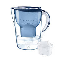 Brita Фильтр-кувшин Marella Memo MX 2.4 л (1.4 л очищенной воды), синий Baumar - Знак Качества