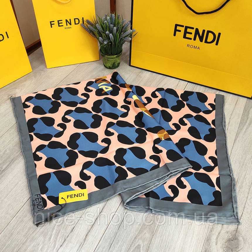 Хустка Fendi з ручною підшивкою, фото 1
