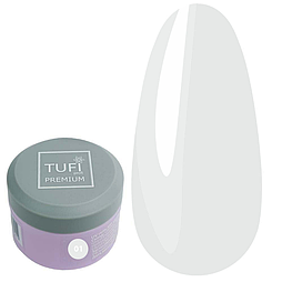 UV гель для нарощення TUFI profi PREMIUM Builder Gel 01 Milky 15 г