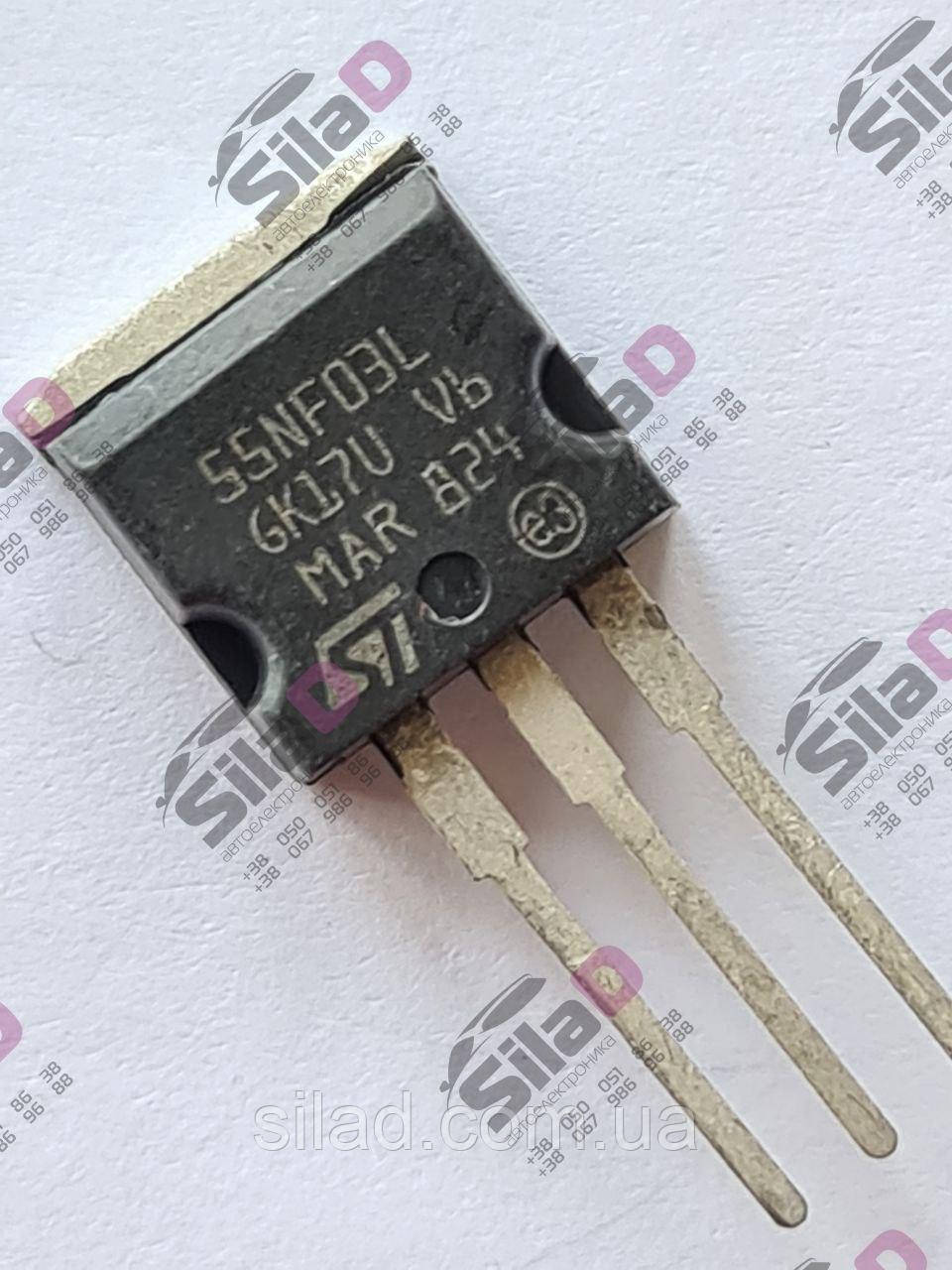 Транзистор STI55NF03L marking 55NF03L STMicroelectronics корпус TO220, фото 1
