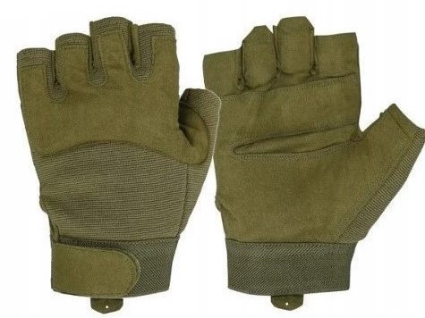Рукавички Mil-Tec Army Fingerless Gloves Тактичні Оливкові 12538501, фото 1