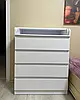 Комод-пеленальний столик. Серія Лайт 4 ящики Білий, фото 4