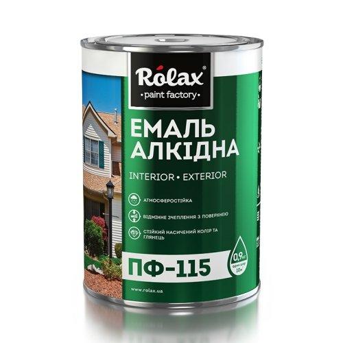 Емаль алкідна жовто-коричнева 0,9 кг Ролакс, ПФ-115