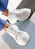 Кросівки шкіряні білі 7944-28, фото 2