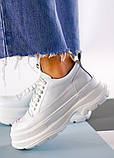 Кросівки шкіряні білі 7944-28, фото 3