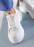 Кросівки шкіряні білі 7944-28, фото 5