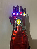 Мстители финал, Перчатка Iron Man 30см, Светящаяся перчатка Железного человека