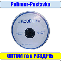 Крапельна стрічка GOOD LIFE щілинна D16мм, 7 mils, 1.1л/1bar, 1000м/10см
