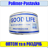 Крапельна стрічка GOOD LIFE щілинна D16мм, 7 mils, 1.1л/1bar, 1000м/20см, фото 3