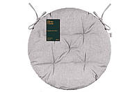 ARDESTO Подушка для стула Ardesto Oliver, серый, D-40см, 100% хлопок (напол.холоф.50% пп 50%) Baumar - Знак