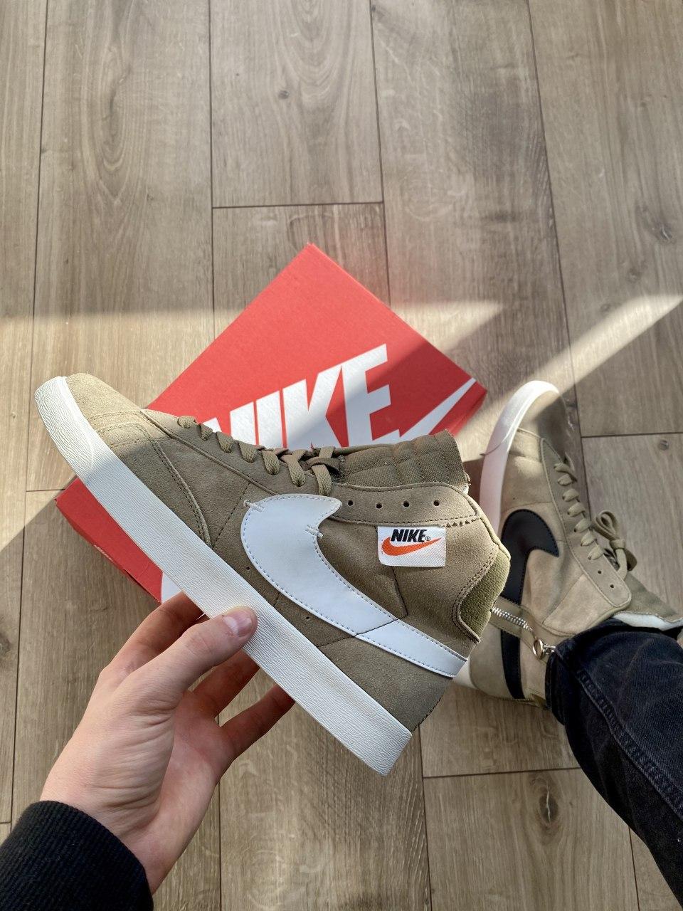 Nike blazer mid rebel cheap olive