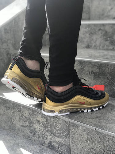 Nike Air Max 97 QS Black Varsity Red Metallic