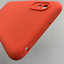 Чохол для Xiaomi Redmi 9A кейс з мікрофіброю софт тач покриттям на телефон сяомі редмі 9а червоний o9g, фото 6