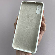 Чохол для Xiaomi Redmi 9A кейс з мікрофіброю софт тач покриттям на телефон сяомі редмі 9а білий o9g, фото 3