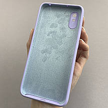 Чохол для Xiaomi Redmi 9A кейс з мікрофіброю софт тач покриттям на телефон сяомі редмі 9а бузковий o9g, фото 3