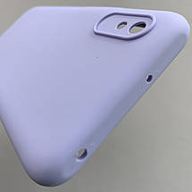 Чохол для Xiaomi Redmi 9A кейс з мікрофіброю софт тач покриттям на телефон сяомі редмі 9а бузковий o9g, фото 6