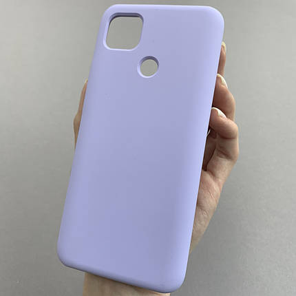Чохол для Xiaomi Redmi 9С кейс з мікрофіброю софт тач покриттям на телефон сяомі редмі 9с бузковий o9g, фото 1