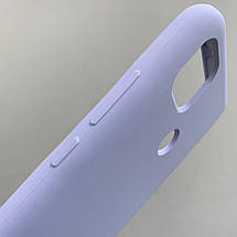 Чохол для Xiaomi Redmi 9С кейс з мікрофіброю софт тач покриттям на телефон сяомі редмі 9с бузковий o9g, фото 4