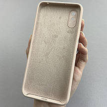 Чохол для Xiaomi Redmi 9A кейс із мікрофіброю софт тач покриттям на телефон сяомі редмі 9а пудровий o9g, фото 3