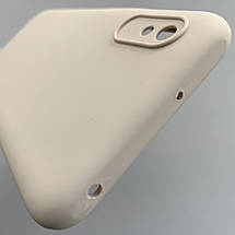 Чохол для Xiaomi Redmi 9A кейс із мікрофіброю софт тач покриттям на телефон сяомі редмі 9а пудровий o9g, фото 6