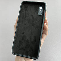 Чохол для Xiaomi Redmi 9A кейс із мікрофіброю софт тач покриттям на телефон сяомі редмі 9а чорний o9g, фото 3