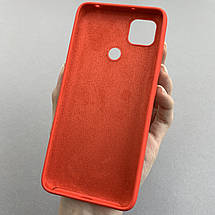 Чохол для Xiaomi Redmi 9С кейс із мікрофіброю софт тач покриттям на телефон сяомі редмі 9с червоний o9g, фото 3