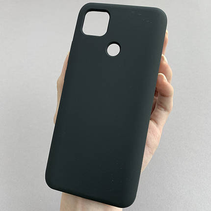 Чохол для Xiaomi Redmi 9С кейс із мікрофіброю софт тач покриттям на телефон сяомі редмі 9с чорний o9g, фото 1