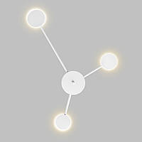 Светильник настенный MSK Electric Disk на три лампы G4 белый NL 7250-3 WH