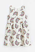 Летнее платье белое принт My little Pony H&M 92, 98/104, 110/116, 134/140см