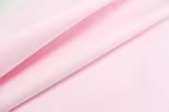 Однотонна польська бязь блідо-рожевого кольору 135 г/кв.м №321, фото 4