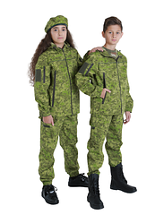 Костюм дитячий ARMY KIDS камуфляжний для хлопчиків Скаут камуфляж Жабка зріст 152-158 см