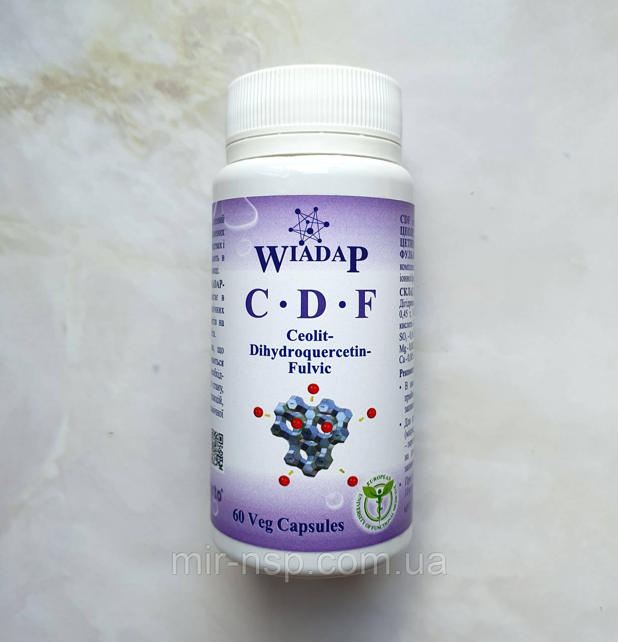 CDF Ceolit Dihydroquercetin Fulvic 60 капсул