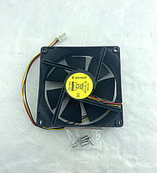 Вентилятор 92 мм, Gembird FANCASE2, Black, 92x92x25 мм, 2800 rpm, 3-pin
