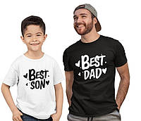 Парные футболки папа и сын