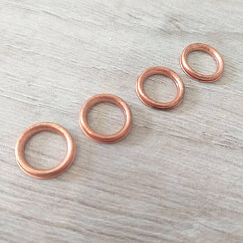 Ущільнювачі паливних форсунок MD070718 Mitsubishi Кільце ущільнювальне паливної форсунки 4 шт./1уп (KG-9086)