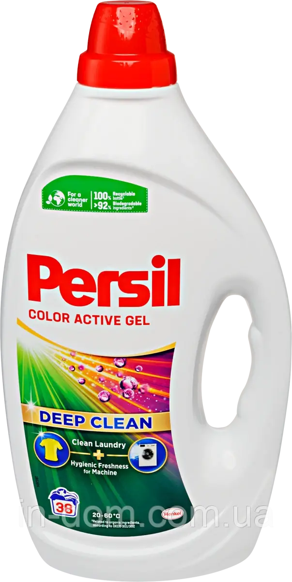 Persil Color Gel deep clean гель для стирки цветного белья на 38 стирок - фото 1 - id-p1868111661